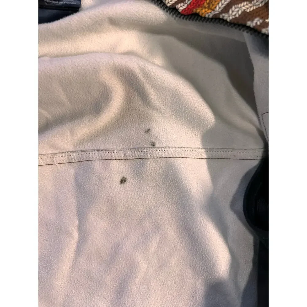 The North Face Striped Zip Up Hoodies Men's Size Small
